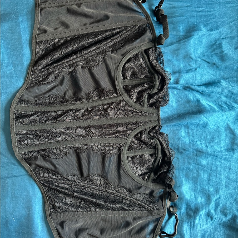 Elegant Black Lace corset